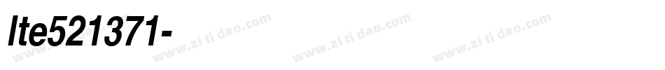 lte521371字体转换