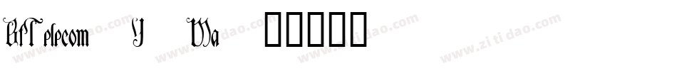 BtTelecom-Y5Ma字体转换