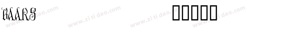 BAARS___字体转换
