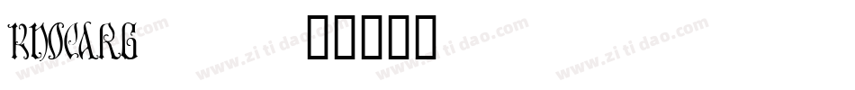 KNOCARG_字体转换