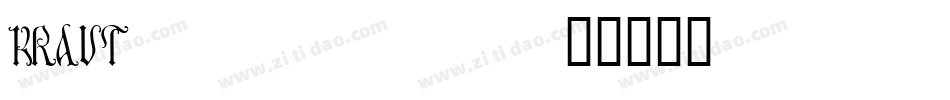 KRAVT___字体转换