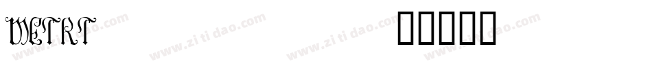 METRT___字体转换