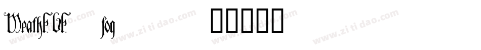 MeathFLF.fog_字体转换