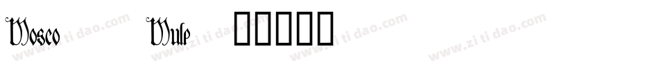 Mosco_Mule字体转换