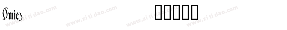 Omicz___字体转换
