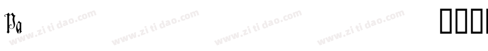 Pa______字体转换