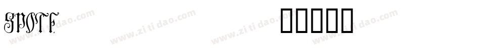 SPOTF___字体转换