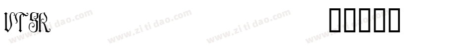 VTSR____字体转换