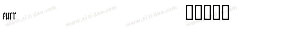 eurr____字体转换