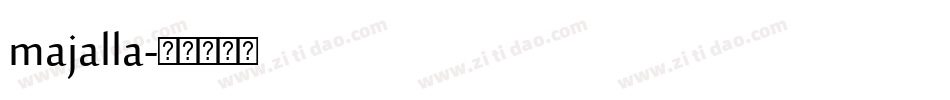 majalla字体转换