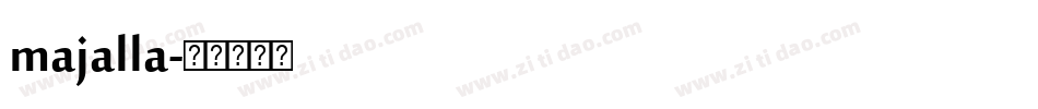 majalla字体转换
