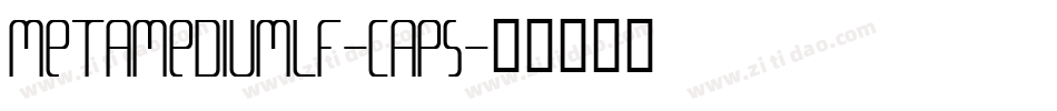 MetaMediumLF-Caps字体转换