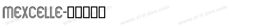 mexcelle字体转换