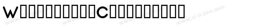 WoodcuttedCaps字体转换