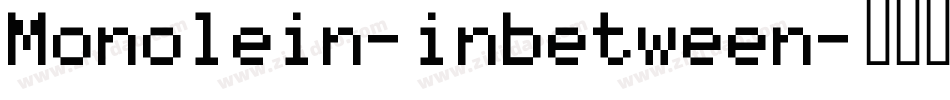 Monolein-inbetween字体转换