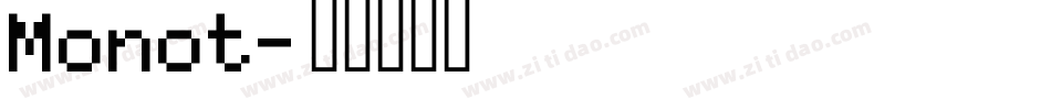 Monot字体转换