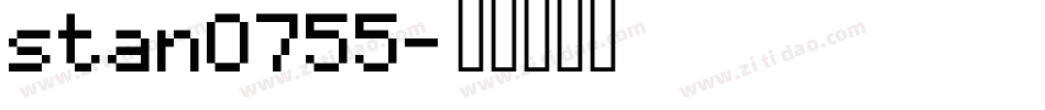 stan0755字体转换