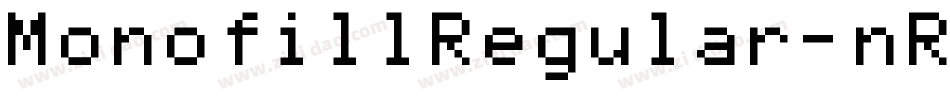 MonofillRegular-nRjP字体转换