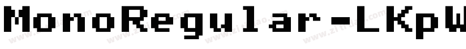 MonoRegular-LKpW字体转换