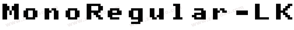 MonoRegular-LKpW字体转换