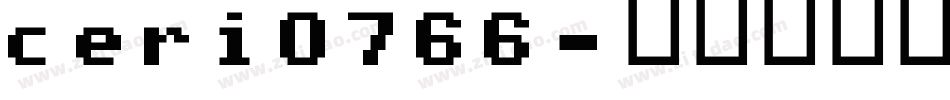 ceri0766字体转换