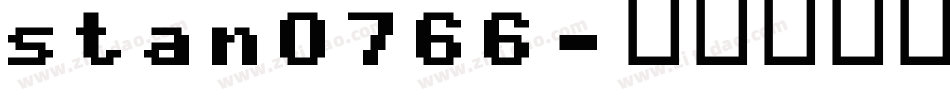 stan0766字体转换