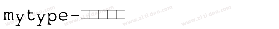 mytype字体转换