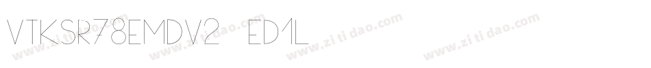 VtksR78EmdV2-ED1l字体转换