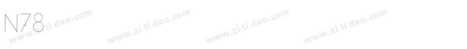 n78字体转换