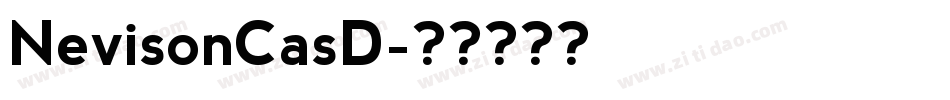 NevisonCasD字体转换