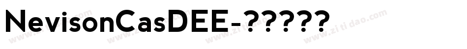 NevisonCasDEE字体转换