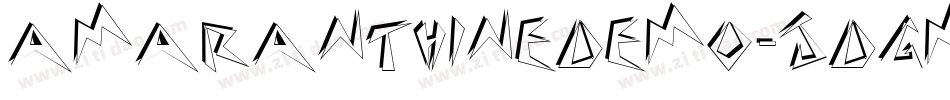 Amaranthinedemo-JDgm字体转换