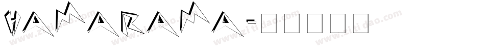 Hamarama字体转换