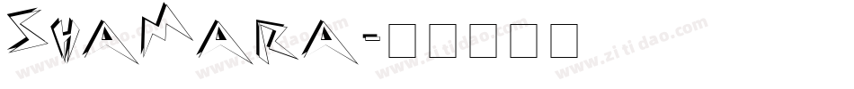 Shamara字体转换