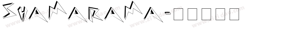 Shamarama字体转换