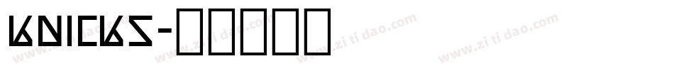 knicks字体转换