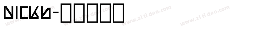 nickb字体转换