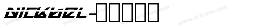 nickbel字体转换