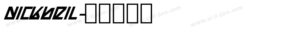 nickbeil字体转换