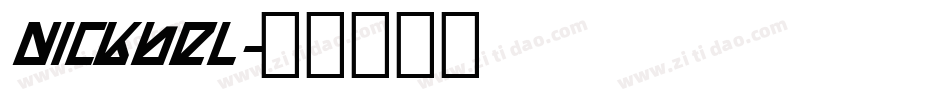nickbel字体转换