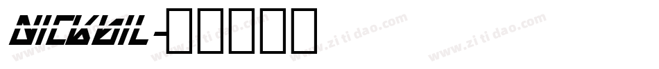 nickbil字体转换