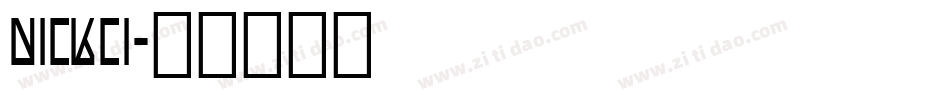 nickci字体转换