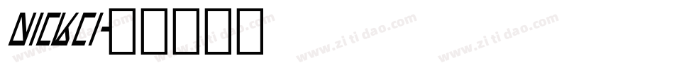nickci字体转换