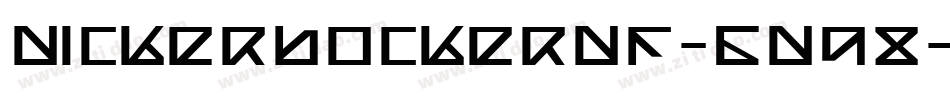 NickerbockerNf-6nqx字体转换