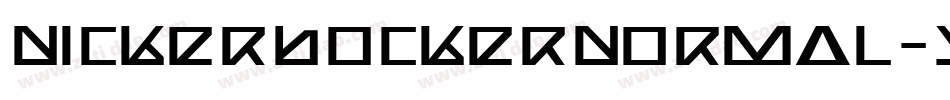 NickerbockerNormal-y093字体转换