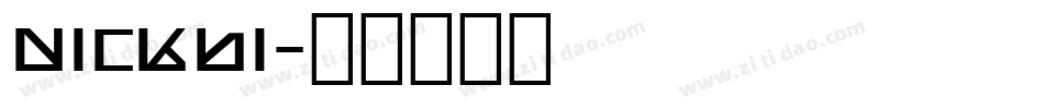 nickbi字体转换