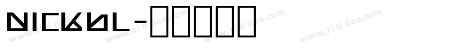 nickbl字体转换