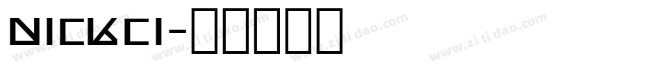 nickci字体转换