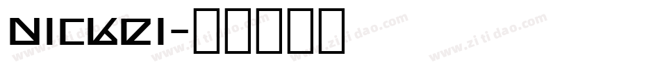 nickei字体转换