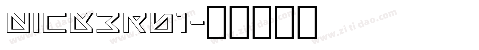 NICKERB1字体转换